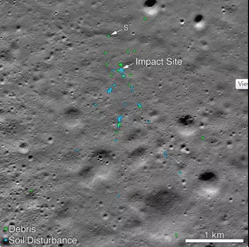 宇宙英雄迪迦奥特曼，NASA发现了印度月球着陆器坠毁的“碎片”！